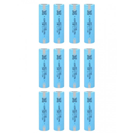 12 Adet Aspilsan Puntalı INR18650A28 3.7V 2800mAh 25A Discharge Şarjlı Li-ion Pil