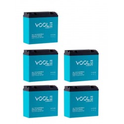 12V 24AH JEl Akü 5'li Set Elektrikli Bisiklet Aküsü 60v olan modeller için