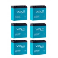 12V 24AH Jel Akü 6'lı Set 72v Elektrikli Motosiklet için
