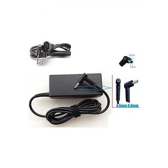 19V 3.34A 4.5x3.0mm Mavi Uç HP Laptop Adaptörü 65W Şarj Aleti 19V 3.34A 4.5x3.0mm Mavi Uç HP Laptop Adaptörü 65W Şarj Aleti