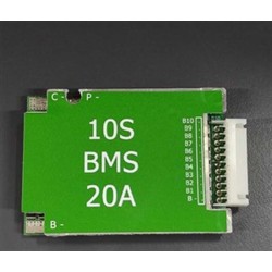 1S den 10S e kadar 20A Lityum Ion Batarya BMS Balans Kartı