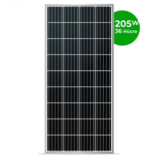 205w Mono Kristal Solar Panel
