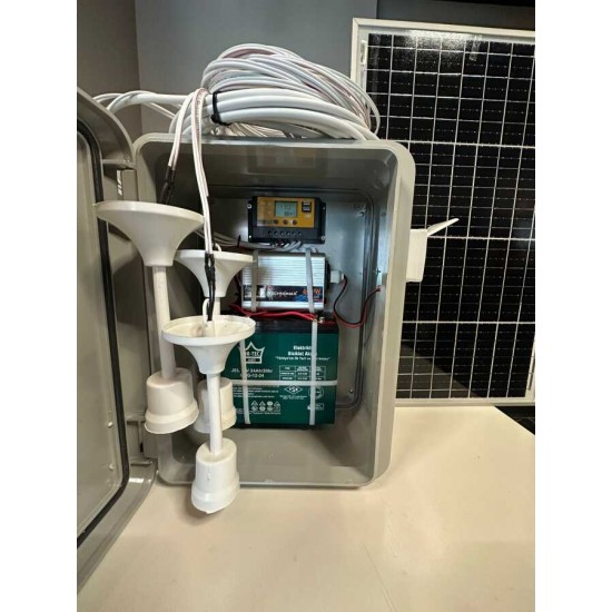 24Ah Jel Akülü Taşınabilir Güneş Enerji Sistemi 600W İnvertörlü Hobi Bahçesi Konteyner Dağ Evi Solar Set