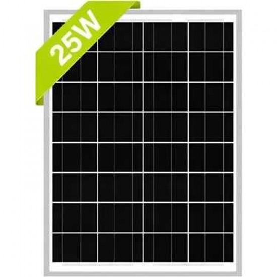 25w Mono Kristal Solar Panel