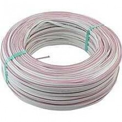 2x0.75 mm² Bitişik Yassı Kordon Hoparlör Kablosu | Ses Sistemi Bağlantı Kablosu 1 metre 2x0.75 mm² Bitişik Yassı Kordon Hoparlör Kablosu | Ses Sistemi Bağlantı Kablosu 1 metre