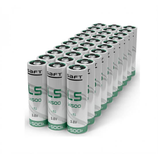 30 Adet Saft LS14500 3.6v AA Lityum Kalem Şarj Olmayan Pil 30 Adet Saft LS14500 3.6v AA Lityum Kalem Şarj Olmayan Pil