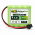4.8V 1100mAh Oyuncak Araba Pili Siyah Soketli Şarjlı Batarya