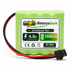 4.8V 1300mAh Oyuncak Araba Pili Bataryası Siyah Soket | Uzun Ömürlü Şarjlı Pil 4.8V 1300mAh Oyuncak Araba Pili Bataryası Siyah Soket | Uzun Ömürlü Şarjlı Pil