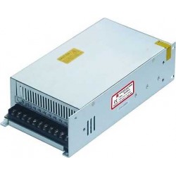 600W 24 Volt 25 Amper Metal Kasa Adaptör – LED, CNC, Kamera, Şerit LED İçin