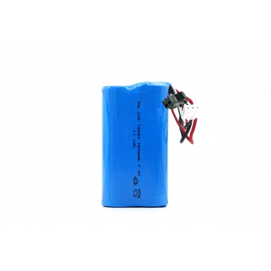 7.4V 1500mAh Siyah Soketli ve Balans Soketli Helikopter Pili