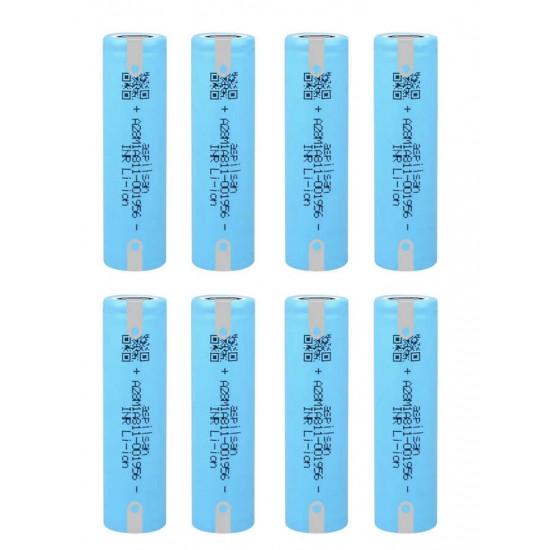 8 Adet Aspilsan Puntalı INR18650A28 3.7V 2800mAh 25A Discharge Şarjlı Li-ion Pil