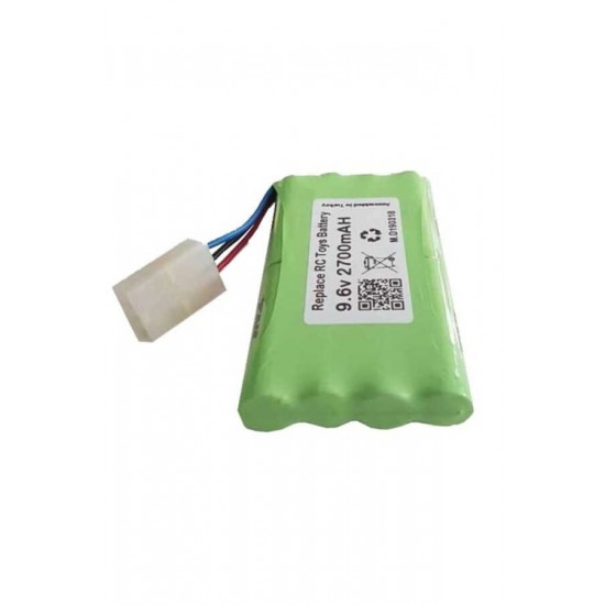 9.6V 2700mAh Oyuncak Araba Pili 3'lü Tamiya Soket | Şarjlı RC Batarya