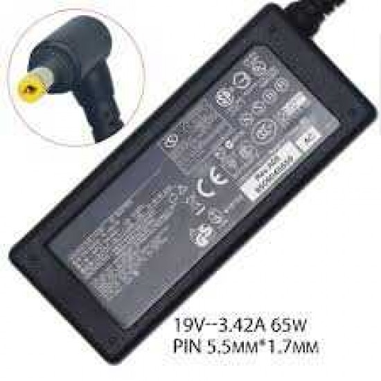 Acer 19V 3.42A 65W Notebook Adaptör 5.5x1.7mm Uyumlu AS5742G 5620 5630 5650 5739G 4720