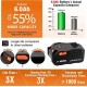 AEG L1820 R L1815 R L1840 R L1830 R Muadil 18v 6Ah Batarya AEG L1820 R L1815 R L1840 R L1830 R Muadil 18v 6Ah Batarya