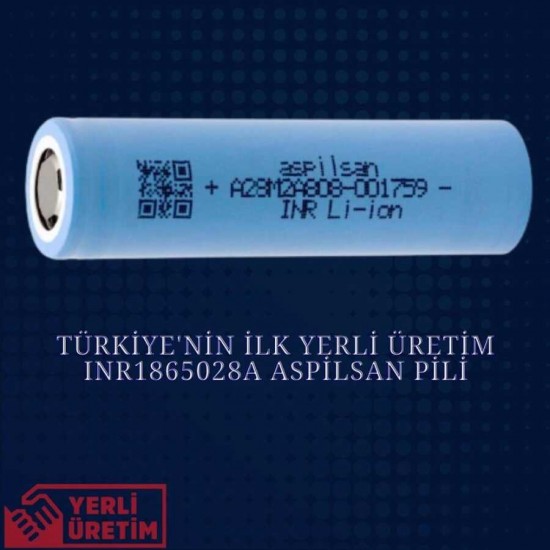 Aspilsan A28 Puntalı 3.7V 2800mAh 25A Discharge Şarjlı Li-ion Pil Aspilsan A28 Puntalı 3.7V 2800mAh 25A Discharge Şarjlı Li-ion Pil
