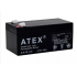 ATEX AX12-3.2 12 Volt - 3.2 Amper Bakımsız Kuru Akü