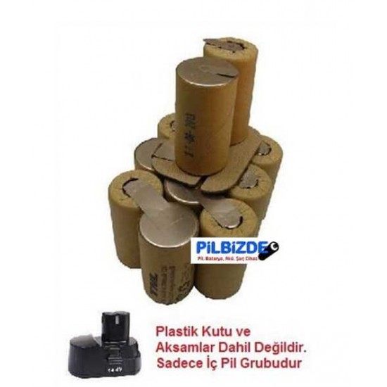 Attlas Eco V 14.4v Matkap Bataryası için 2200mAH NiCD Pil Grubu Attlas Eco V 14.4v Matkap Bataryası için 2200mAH NiCD Pil Grubu