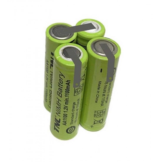 Attlas ECO 4.8V Akülü Tornavida için TNL 4.8v 1100mah AA Ni-MH 4'lü Pil Grubu Attlas ECO 4.8V Akülü Tornavida için TNL 4.8v 1100mah AA Ni-MH 4'lü Pil Grubu