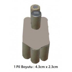 Attlas Eco V 18T 18v 2000mah Şarjlı Matkap İç Batarya Pili