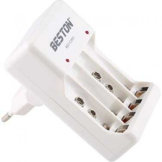 Beston BST-C802 Pil Şarj Cihazı Üçlü 9v/aa/aaa Ni-mh Ni-cd Beston BST-C802 Pil Şarj Cihazı Üçlü 9v/aa/aaa Ni-mh Ni-cd