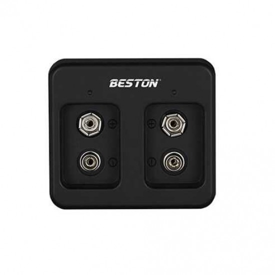 Beston M7005 Siyah 2x9 Volt Pil Şarj Cihazı USB Bağlantılı Beston M7005 Siyah 2x9 Volt Pil Şarj Cihazı USB Bağlantılı