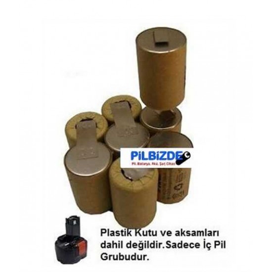 Bosch 9.6v 1500mAH Pil Grubu 2607335461 Bosch 9.6v 1500mAH Pil Grubu 2607335461