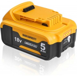 Dewalt 18V DCB184, DCB200, DCB182, DCB180, DCB181, DCB201 Uyumlu Matkap Bataryası – Li-ion Akü
