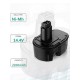 Dewalt DC9091 DE9038 DE9091 DE9092 DE9094 DE9502 için 2200mAh 14.4V Yedek Şarj Edilebilir Pil