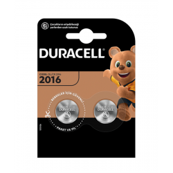 Duracell 2016 Lityum Düğme Pil 3V, 2'li Paket (CR2016) Duracell 2016 Lityum Düğme Pil 3V, 2'li Paket (CR2016)