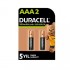 Duracell 900 mAh Şarjlı AAA İnce Kalem Pil 2'li Paket