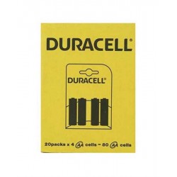 Duracell AA Kalem Alkaline Pil 4'lü x 20 paket Duracell AA Kalem Alkaline Pil 4'lü x 20 paket