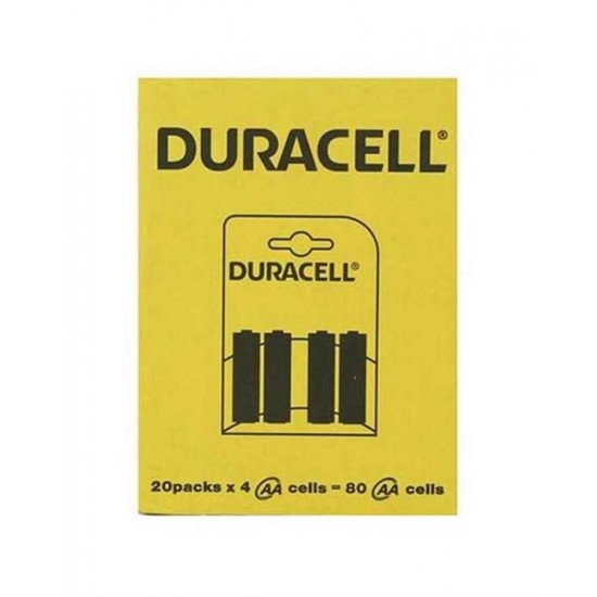 Duracell AA Kalem Alkaline Pil 4'lü x 20 paket