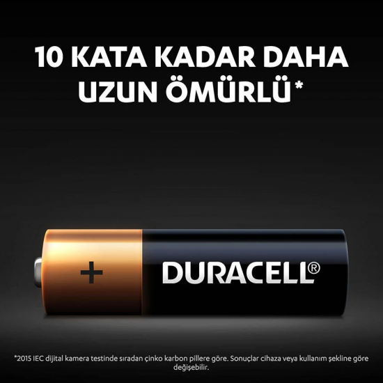 DURACELL ALKALİN KALEM PİL (AA) 4'LÜ