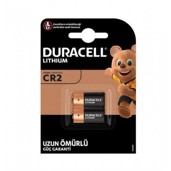 Duracell CR2 Lityum Pil 2li Blister Duracell CR2 Lityum Pil 2li Blister
