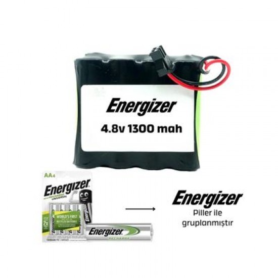 Energizer 4.8v 1300mAh Siyah Soketli Ni-Mh Oyuncak Araba Pili Energizer 4.8v 1300mAh Siyah Soketli Ni-Mh Oyuncak Araba Pili