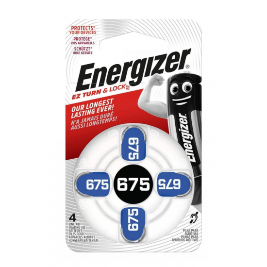 Energizer 675 Numara İşitme Cihazı Pili 4 Adet Energizer 675 Numara İşitme Cihazı Pili 4 Adet