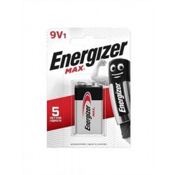 Energizer Max Alkalin Max 9V Tekli Pil