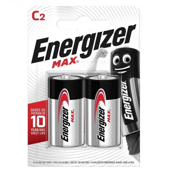 Energizer Alkalin Max C Orta Boy Pil 2'li Paket Energizer Alkalin Max C Orta Boy Pil 2'li Paket