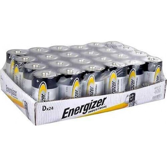 Energizer Alkaline Industrial 24'lü D Boy Pil Energizer Alkaline Industrial 24'lü D Boy Pil