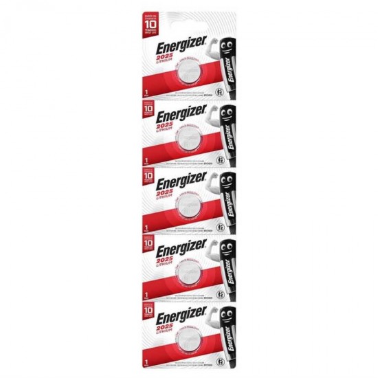 Energizer CR2025 3V Lityum Para Pil 5li Blister Ambalaj Energizer CR2025 3V Lityum Para Pil 5li Blister Ambalaj