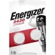 Energizer CR2430 3V Lityum Pil 2'li Paket Energizer CR2430 3V Lityum Pil 2'li Paket