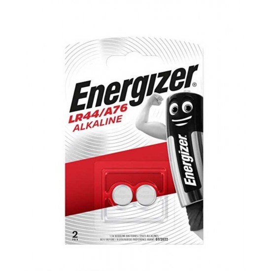 Energizer LR44 A76 AG13 Alkalin Pil 2li Blister Energizer LR44 A76 AG13 Alkalin Pil 2li Blister