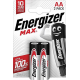 Energizer Max Alkaline AA 4'LÜ  X 100 KART