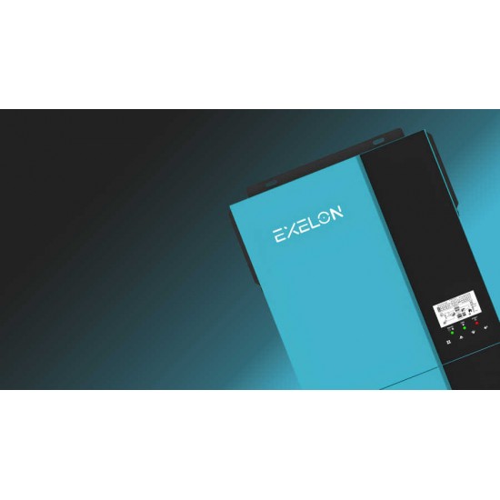 Exelon 1000W 12V/24V Akıllı Solar İnvertör | HV MPPT 40–500V Girişli Tam Sinüs Teknolojisi