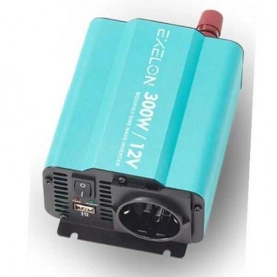 Exelon 12V 300W Güç İnvertörü – DC 12V’tan 220V’a Enerji Dönüşümü