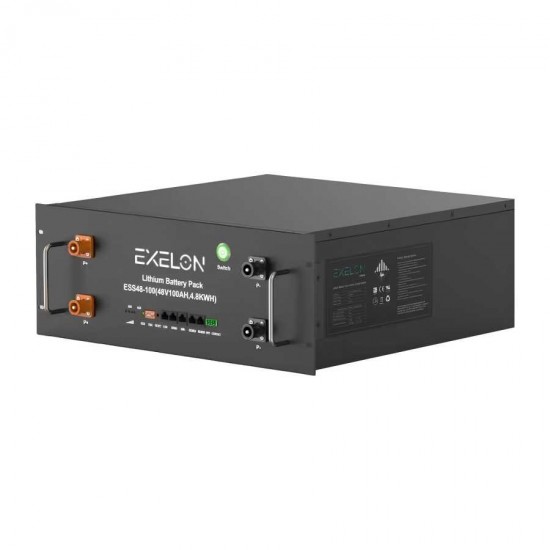 Exelon 48V 100Ah Lityum Batarya – Deep Cycle, Off-Grid ve Solar Sistemler
