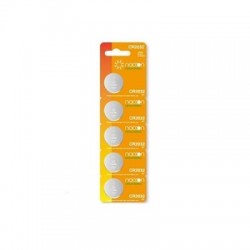 Ford Mustang Oto Kumanda Pili CR2032 3V Lityum Para Pil 5'li Blister (Naccon CR2032)