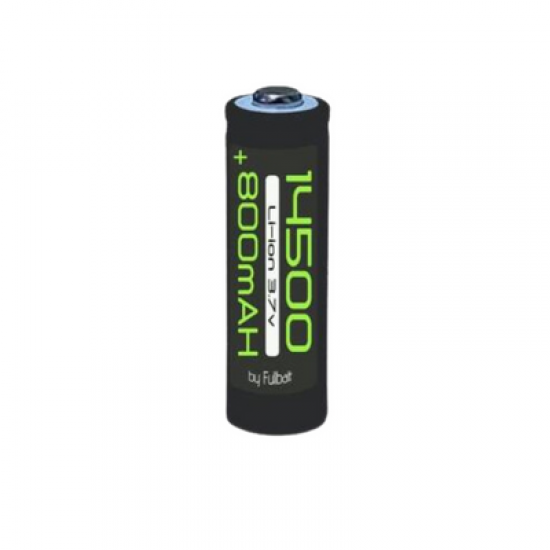 Fullbatt 14500 AA Kalem 800mAh 3.7v Li-Ion Başlıklı Ledli Fener Pili Fullbatt 14500 AA Kalem 800mAh 3.7v Li-Ion Başlıklı Ledli Fener Pili