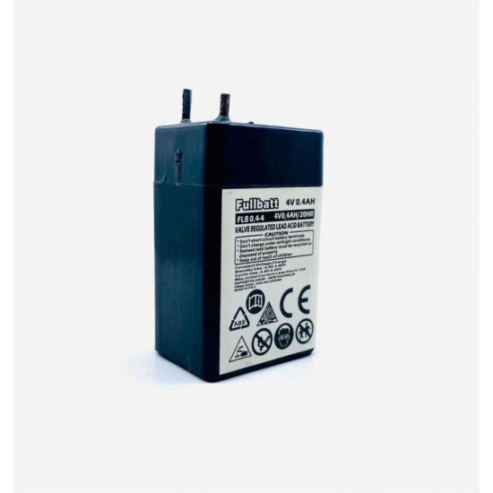 Fullbatt 4v 0.4AH Bakımsız Kuru Tip Ledli Işıldak Aküsü Fullbatt 4v 0.4AH Bakımsız Kuru Tip Ledli Işıldak Aküsü