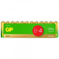 GP G-TECH Ultra Alkalin Kalem LR6 - AA Boy 1.5V Pil 12'li Shrink GP G-TECH Ultra Alkalin Kalem LR6 - AA Boy 1.5V Pil 12'li Shrink